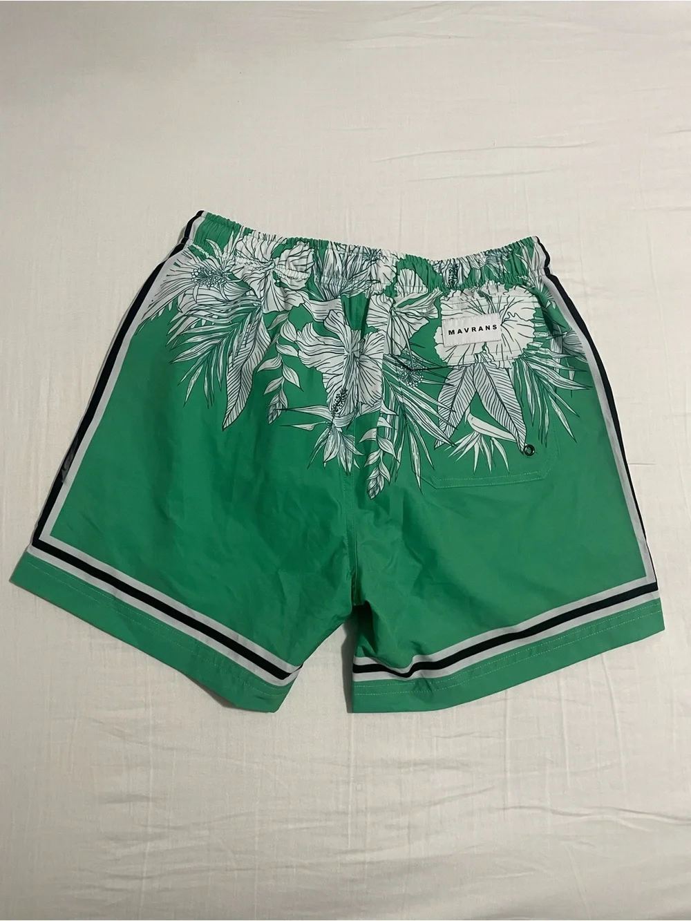Men's Green Tropical Swim Shorts
